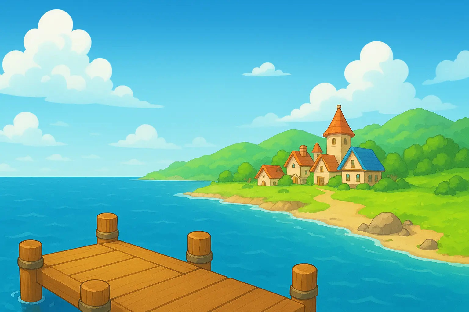 메이플랜드 배경